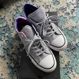 Gray/Silver Converse Sneakers